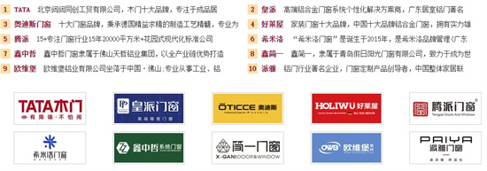 领略中国十大门窗品牌独特魅力与产品优势