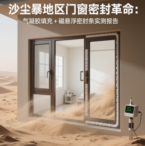沙尘暴地区门窗品牌密封革命：气凝胶填充+磁悬浮密封条实测报告