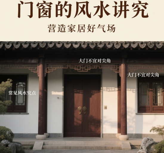 中国门窗品牌的风水讲究：这些细节影响家居运势