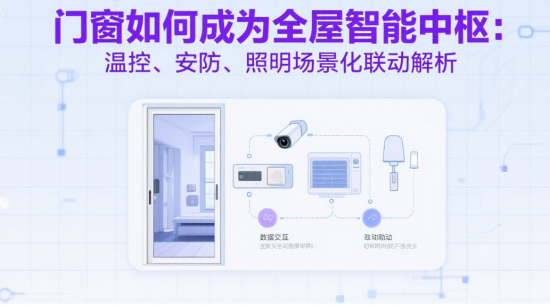 著名门窗品牌如何成为全屋智能中枢：温控、安防、照明场景化联动解析