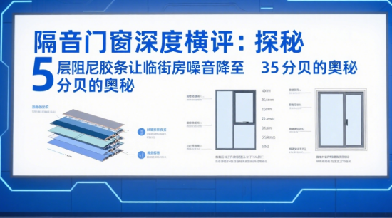 隔音著名门窗品牌深度横评：探秘5层阻尼胶条让临街房噪音降至35分贝的奥秘