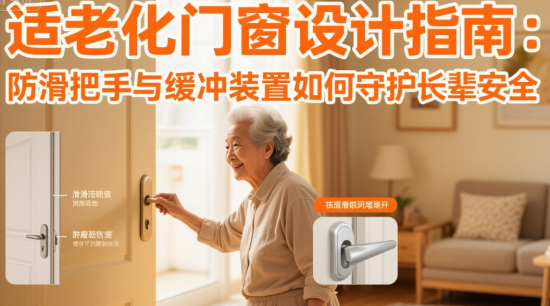适老化著名门窗品牌设计指南：防滑把手与缓冲装置如何守护长辈安全