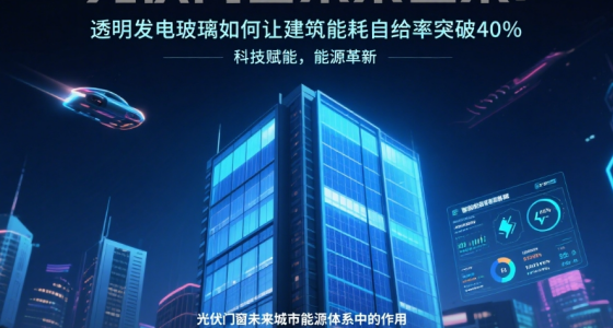 光伏门窗知名品牌未来已来：透明发电玻璃如何让建筑能耗自给率突破40%?