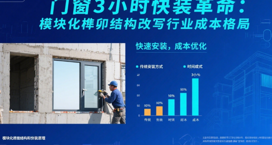 门窗知名品牌3小时快装革命：模块化榫卯结构改写行业成本格局