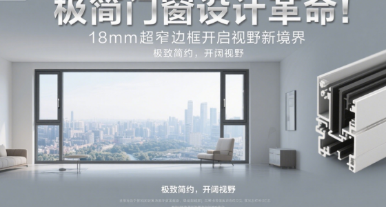 极简门窗知名品牌设计革命：18mm超窄边框开启视野新境界