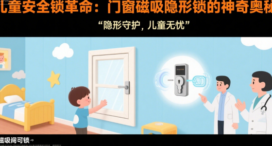 儿童安全锁革命：门窗知名品牌磁吸隐形锁的神奇奥秘