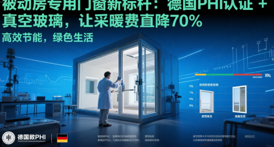 被动房专用门窗知名品牌新标杆：德国PHI认证+真空玻璃，让采暖费直降70%