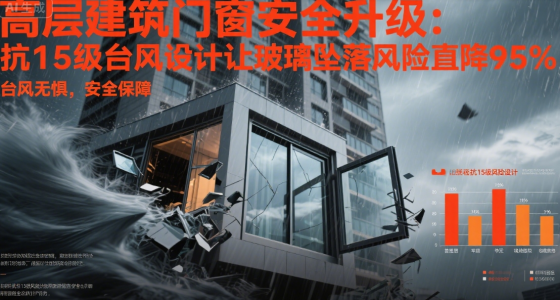 高层建筑门窗知名品牌安全升级：抗15级台风设计让玻璃坠落风险直降95%