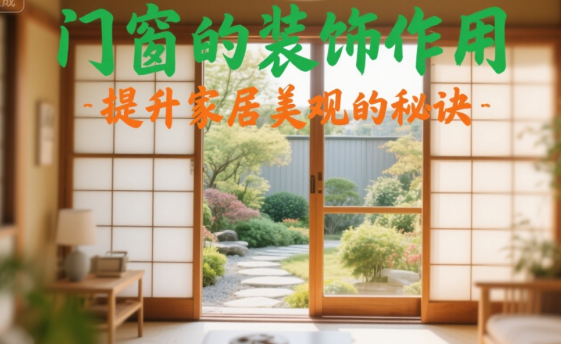 十大门窗品牌的装饰作用：提升家居美观的秘诀