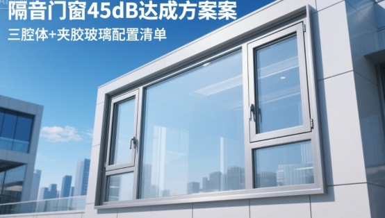 隔音门窗45dB达成方案：三腔体+夹胶玻璃配置清单