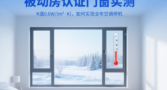 被动房认证门窗实测：K值0.6W/(m²·K)，如何实现全年空调停机