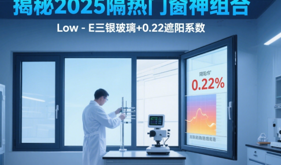 揭秘2025隔热门窗神组合：Low-E三银玻璃+0.22遮阳系数