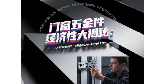品牌门窗五金件经济性大揭秘：304不锈钢铰链10万次开合测试与15年使用成本对比