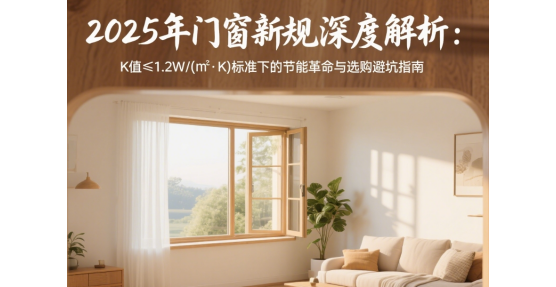 2025年品牌门窗新规深度解析：K值≤1.2W/(㎡·K)标准下的节能革命与选购避坑指南