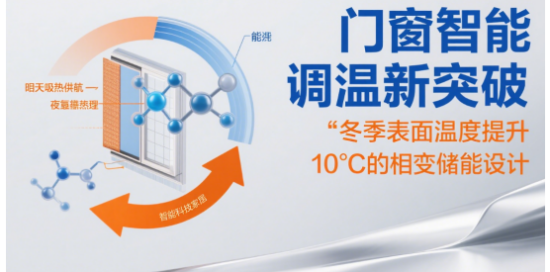 品牌门窗智能调温新突破：冬季表面温度提升10℃的相变储能设计