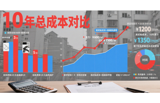 老旧小区改造：断桥铝窗vs系统窗，谁赢在10年维保成本?